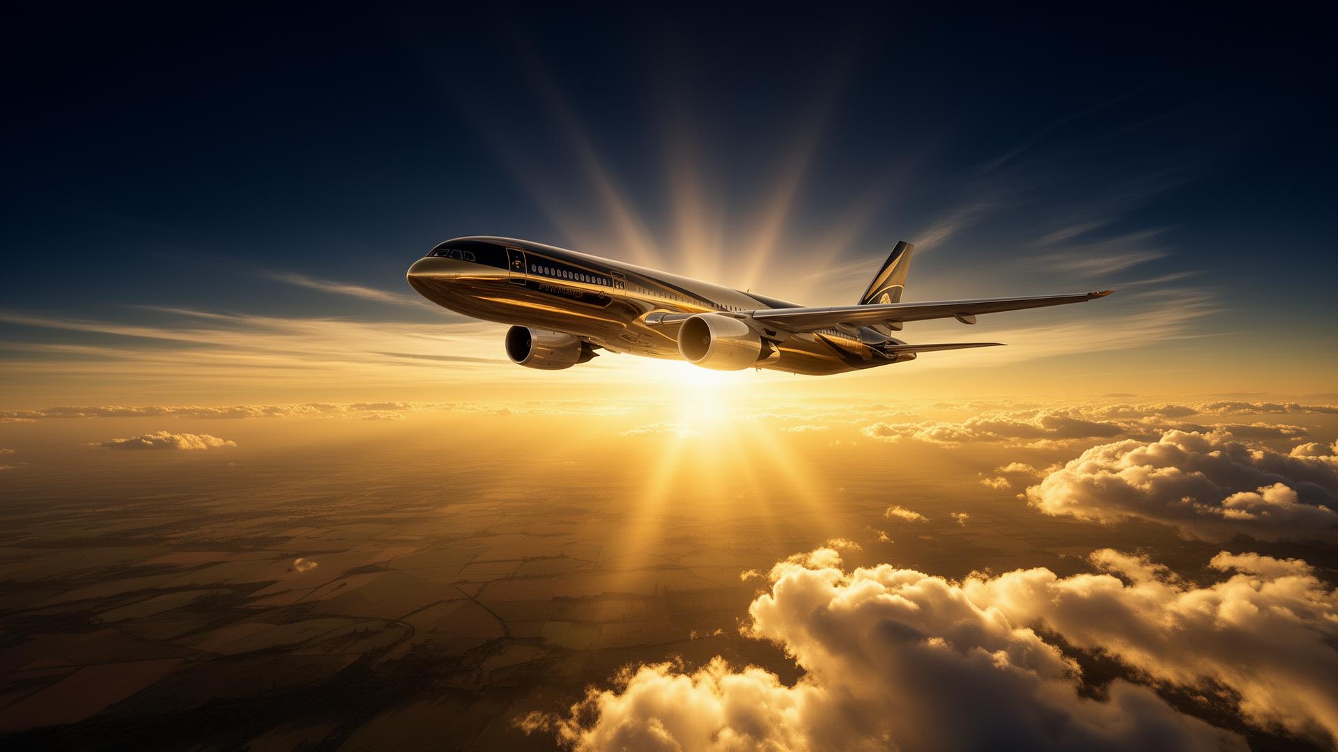 Hawana Airways aircraft over Africa